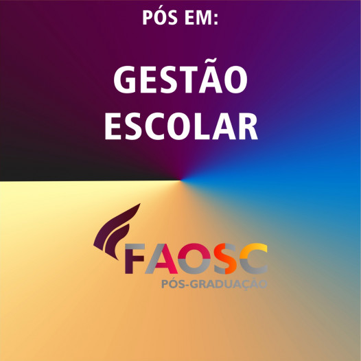 PÓS-GRADUAÇÃO EM GESTÃO ESCOLAR