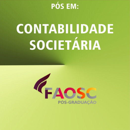 PÓS-GRADUAÇÃO EM CONTABILIDADE SOCIETÁRIA