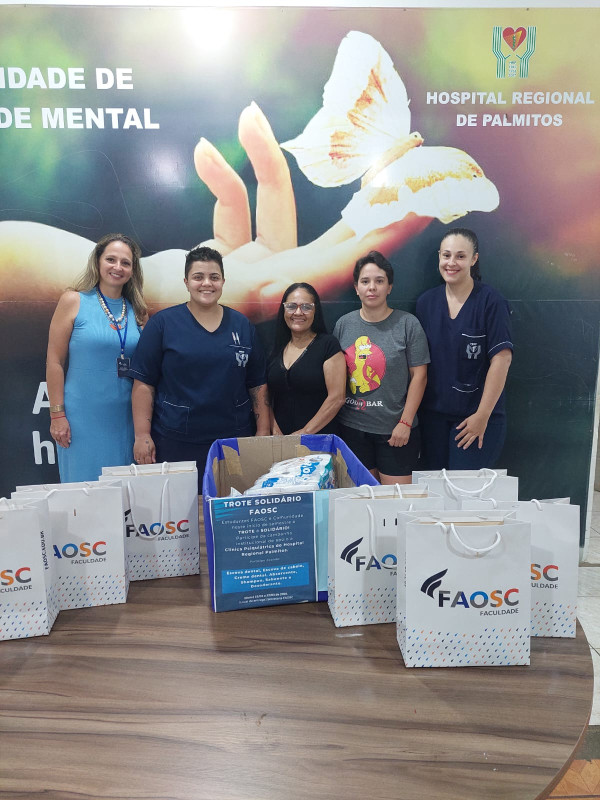 ENTREGA DO TROTE SOLIDÁRIO FAOSC 2024/1º